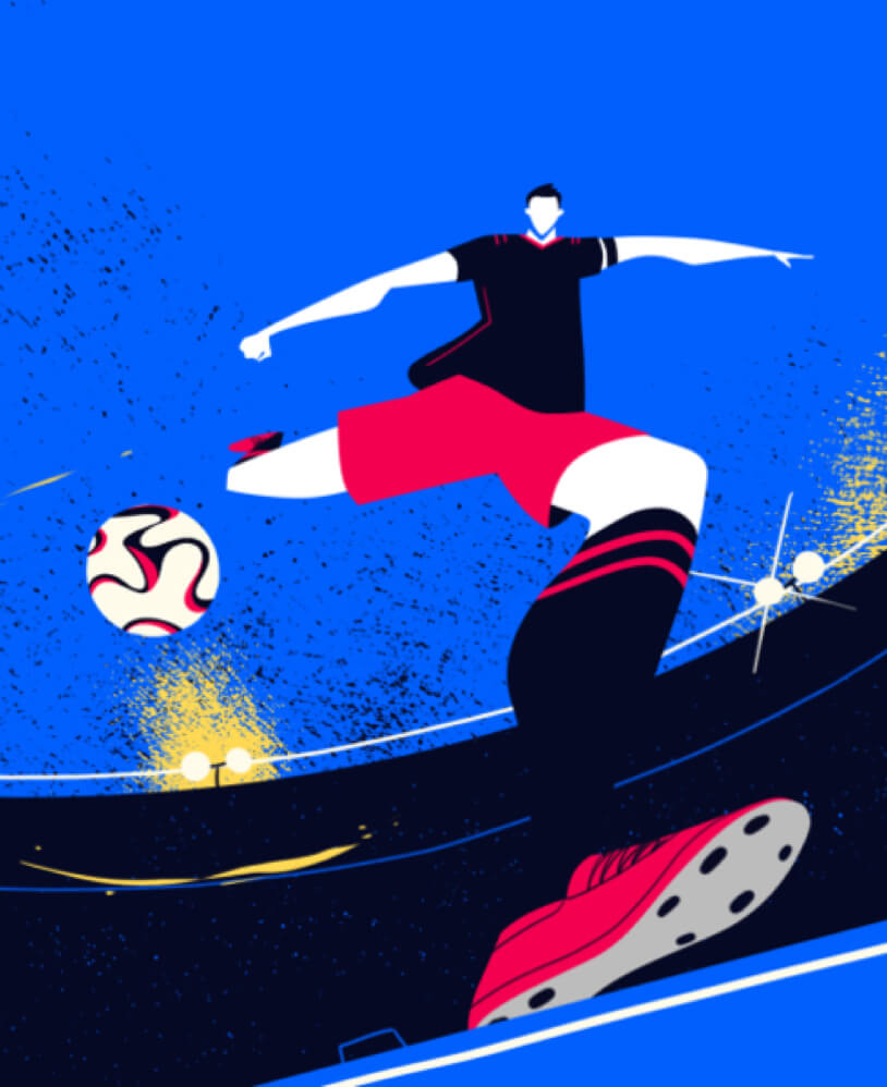 illustration joueur rugby tirant